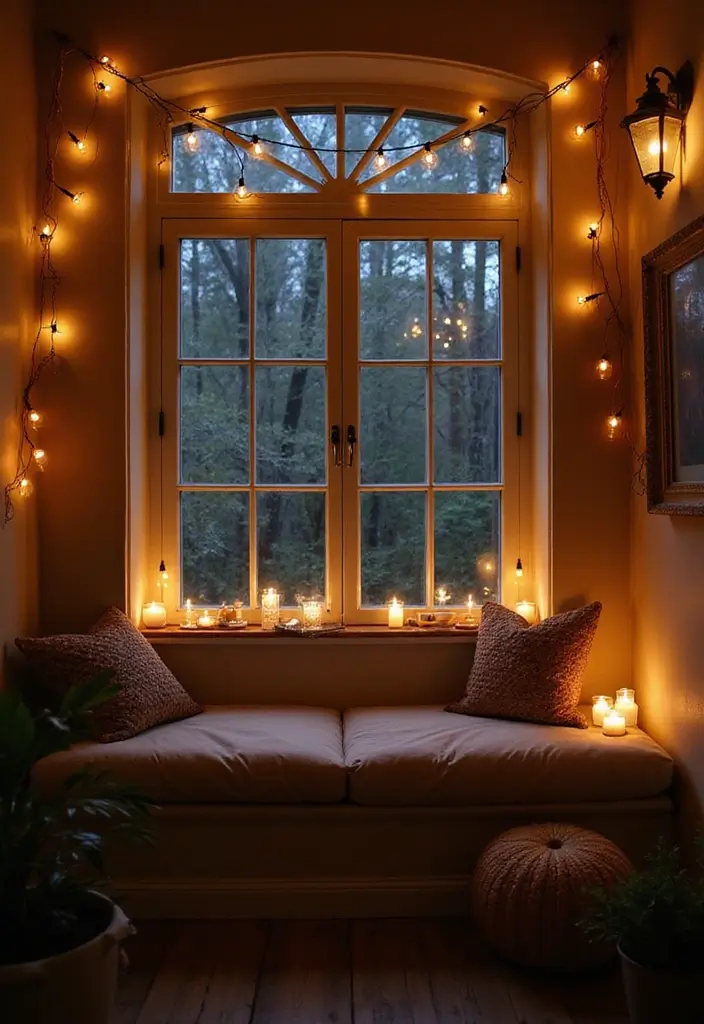 29 Window Seating Ideas for a Dreamy Home Look 20 29 Window Seating Ideas for a Dreamy Home Look - 20. Lighted Window Seat