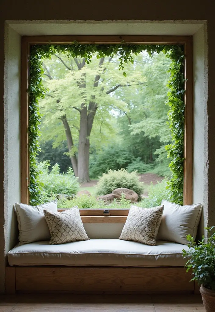 29 Window Seating Ideas for a Dreamy Home Look 21 29 Window Seating Ideas for a Dreamy Home Look - 21. Outdoor Window Seat