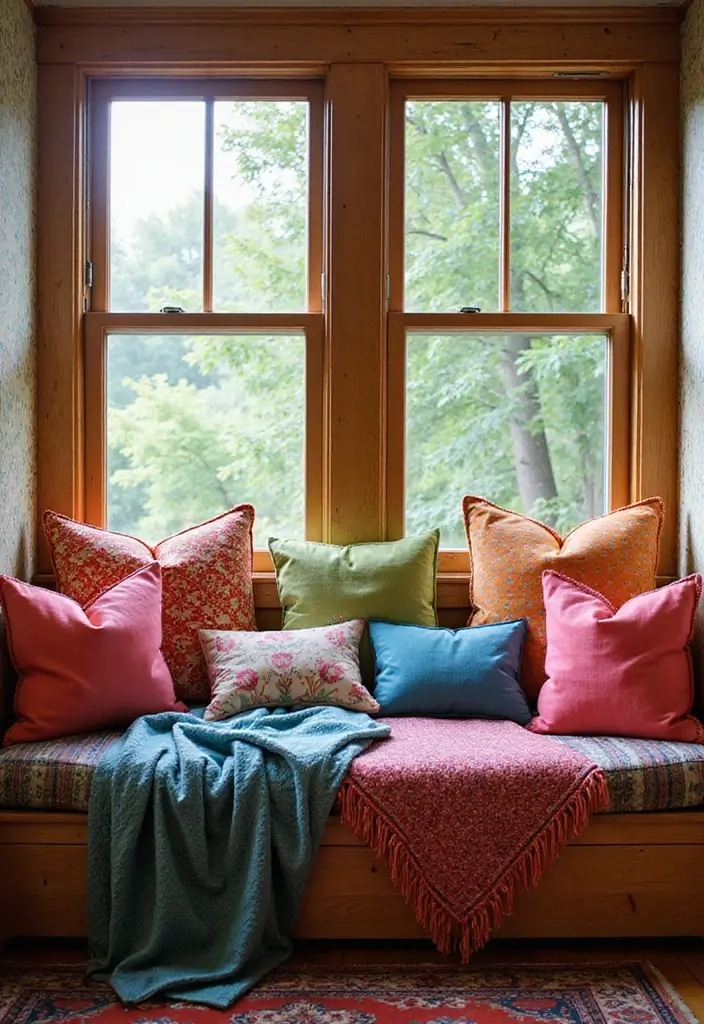 29 Window Seating Ideas for a Dreamy Home Look 3 29 Window Seating Ideas for a Dreamy Home Look - 3. Cozy Reading Nook with Pillows