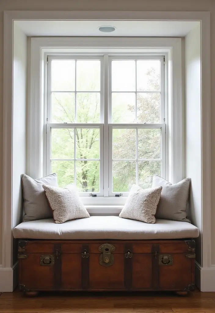 30+ Bay Window Bedroom Ideas for Extra Charm - 19. Unique Bench Designs