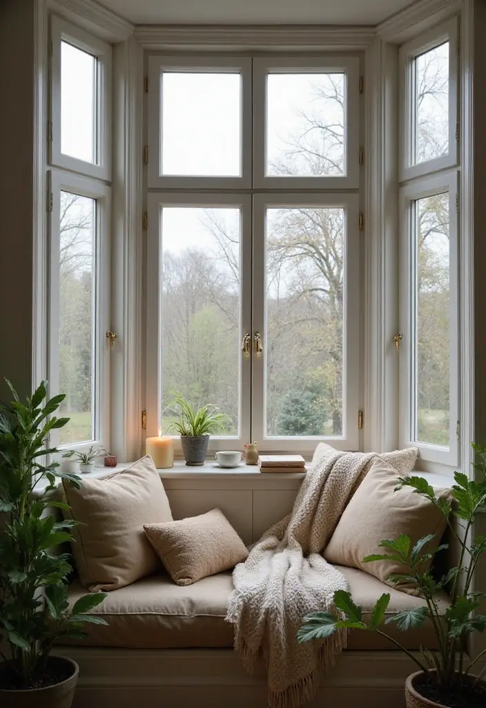 30 Bay Window Ideas That Instantly Upgrade Your Space - 1. Cozy Reading Nook
