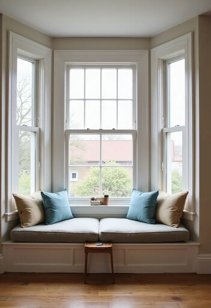 30 Bay Window Ideas That Instantly Upgrade Your Space - 4. Multi-Purpose Seating Area