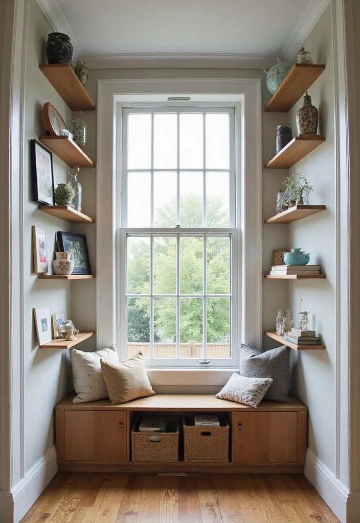 30 Bay Window Ideas That Instantly Upgrade Your Space - 5. Artistic Display Area