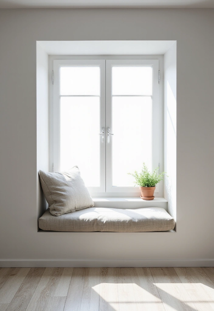 30+ Window Seating in Bedroom Ideas for Comfort - 2. Minimalist Charm