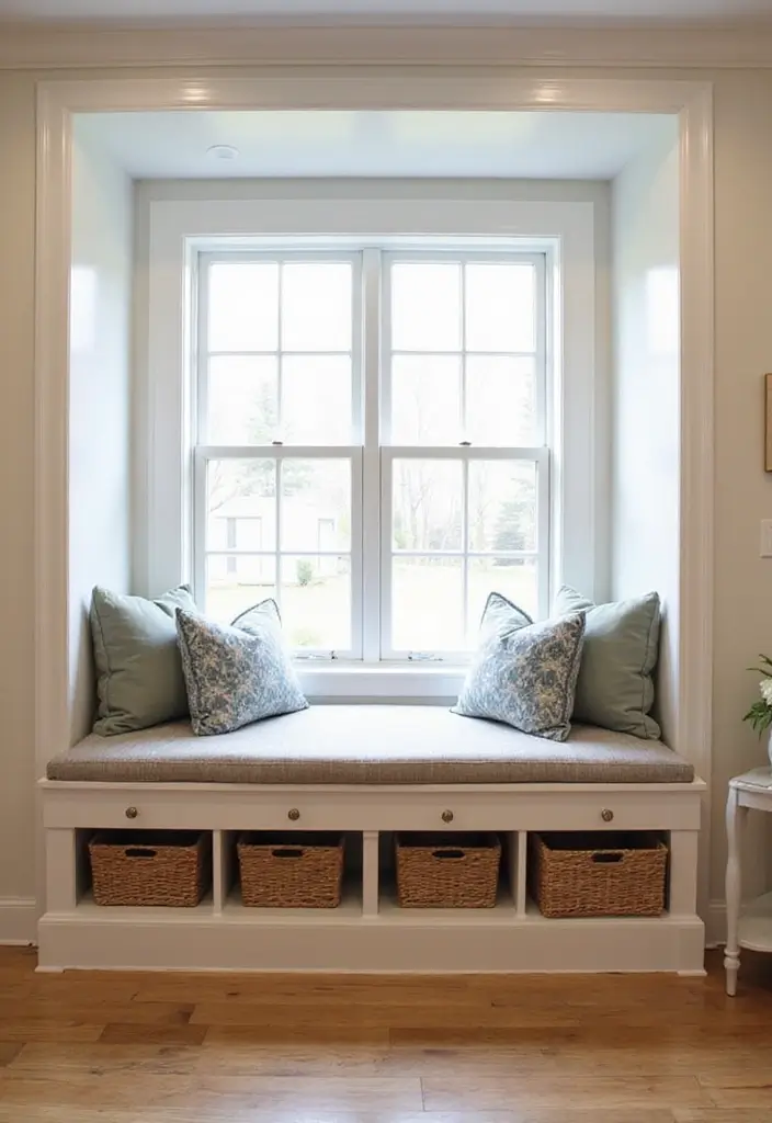 30+ Window Seating in Bedroom Ideas for Comfort - 22. Smart Storage Solutions