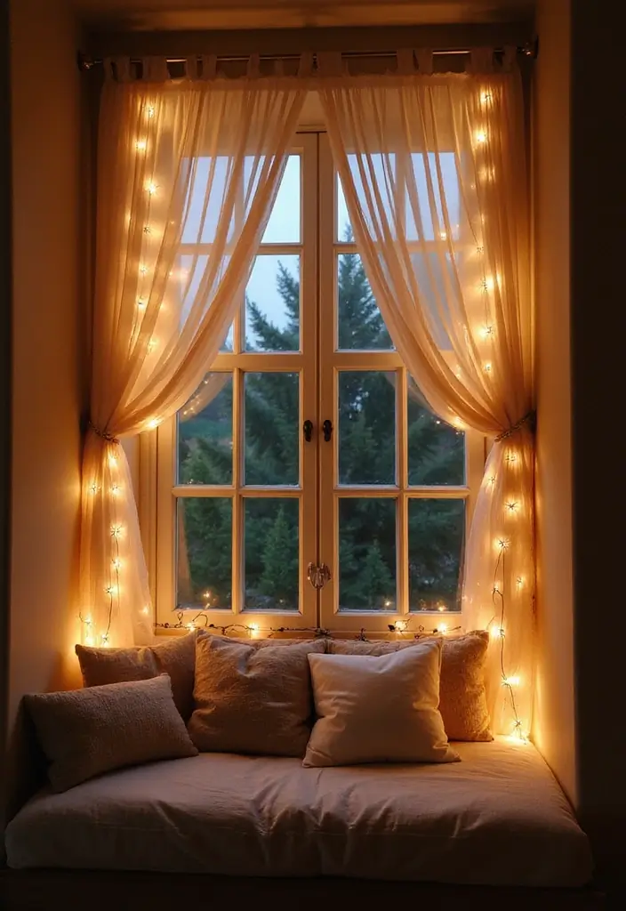 30+ Window Seating in Bedroom Ideas for Comfort - 6. Romantic Canopy
