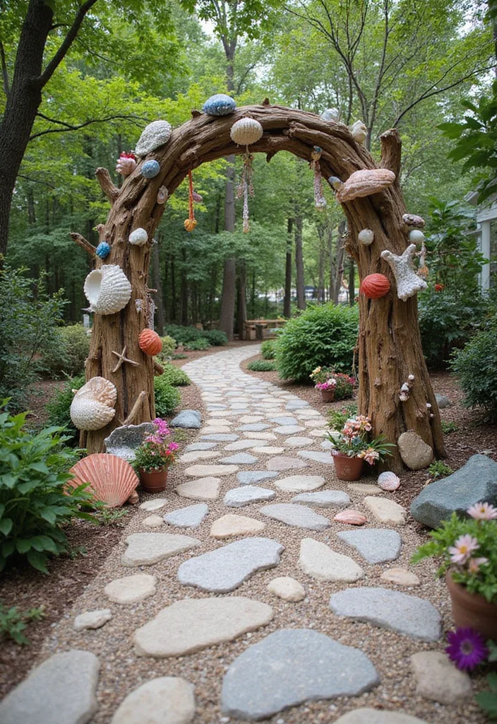 10 Backyard Alley Ideas for Narrow Stylish Pathways - 10. Themed Pathways