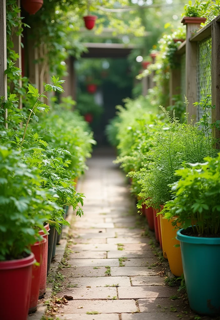 10 Backyard Alley Ideas for Narrow Stylish Pathways - 9. Edible Pathways