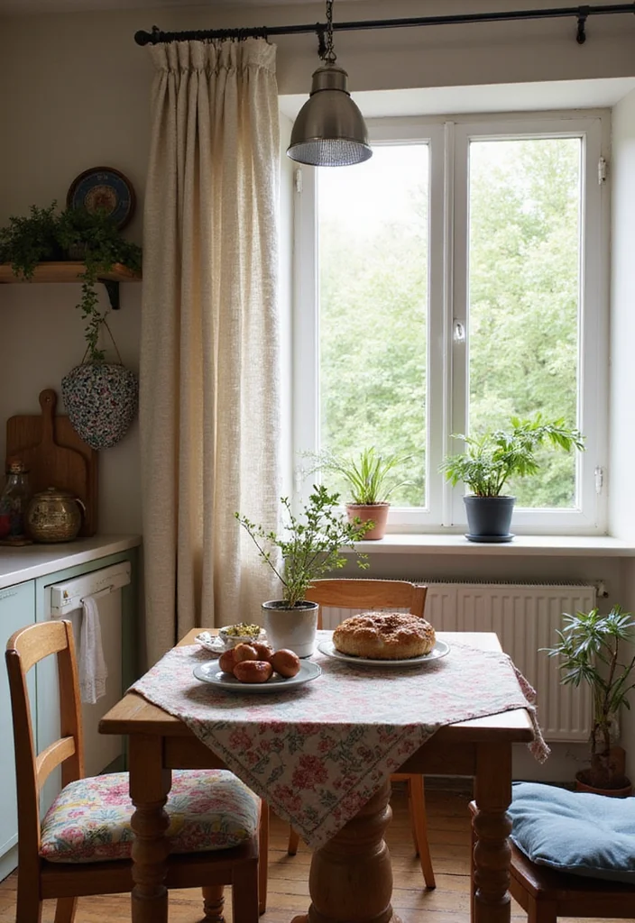 10 Coffee Kitchen Decor Ideas for Warm Cozy Vibes - 7. Cozy Textiles