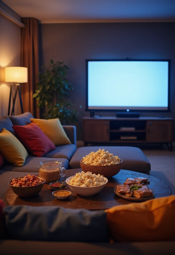 10 Living Room Sleepover Ideas for Cozy Fun Gatherings - 1. Magical Movie Night