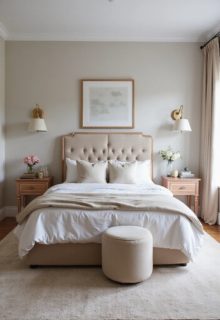 10 Rose Gold Bedroom Ideas for Chic Metallic Warmth - 7. Rose Gold Furniture Highlights