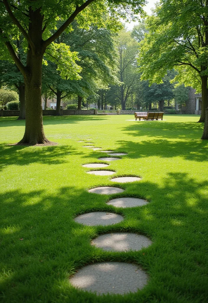 10 Small Backyard Flooring Ideas for Budget Friendly Upgrades - 6. Natural Grass Flooring