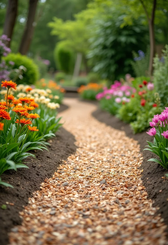 10 Small Backyard Flooring Ideas for Budget Friendly Upgrades - 7. Mulch Flooring