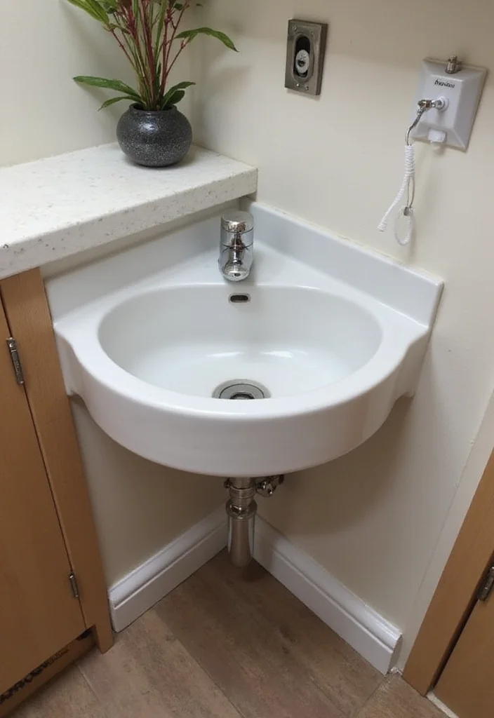 10 Small Kitchen Sink Ideas for Compact Stylish Function - 3. Corner Sinks for Space Efficiency