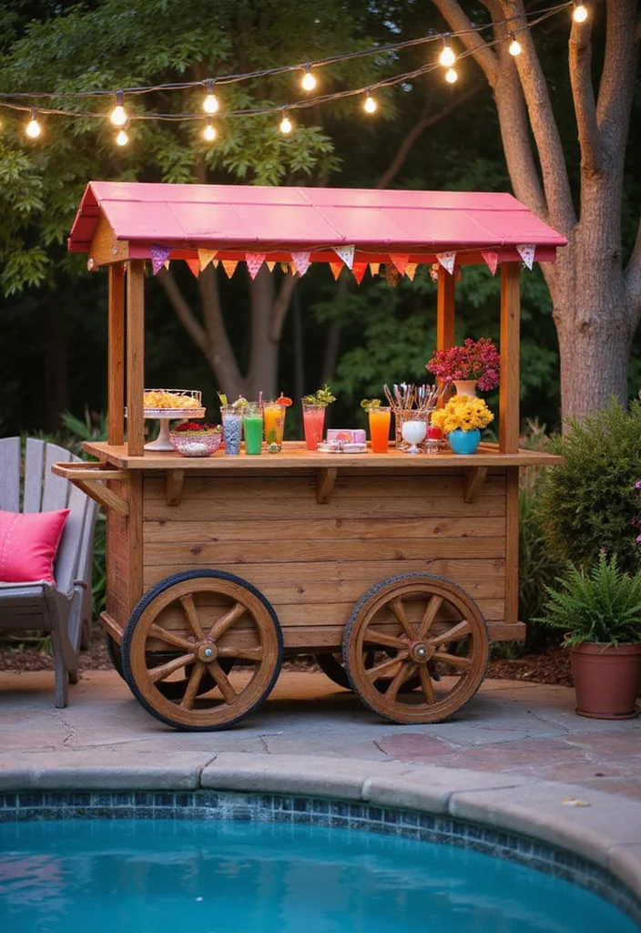 12 Backyard DIY Pool Ideas for Affordable Summer Fun 12 12 Backyard DIY Pool Ideas for Affordable Summer Fun - 2. DIY Poolside Bar