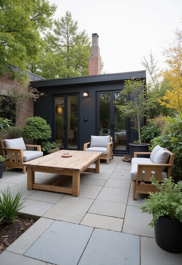 12 Backyard Deck With Roof Ideas for Covered Outdoor Living - 7. Minimalist Flat Roof Design