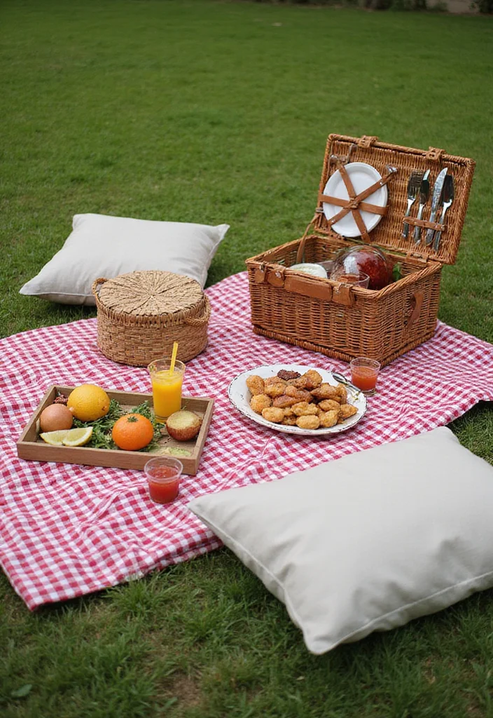 12 Backyard Restaurant Ideas for Fun Outdoor Entertaining 67 12 Backyard Restaurant Ideas for Fun Outdoor Entertaining - 7. Classic Picnic Style