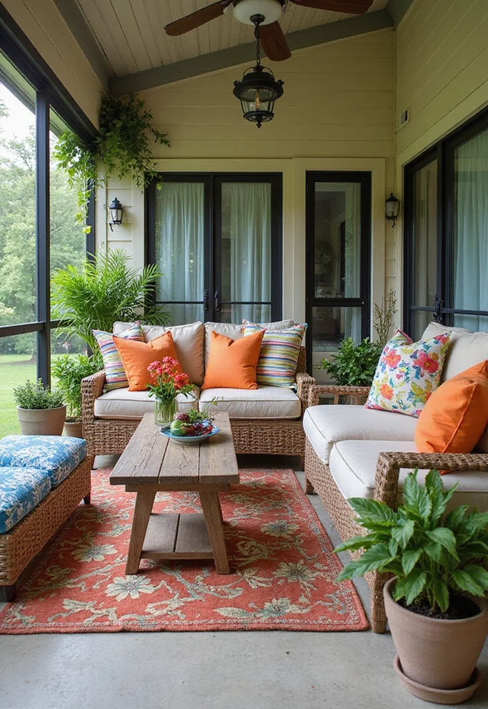 12 Backyard Screened In Patio Ideas for Bug Free Comfort - 2. Eco-Friendly Fabrics