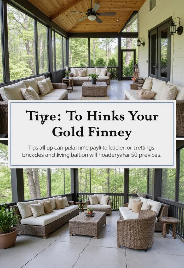 12 Backyard Screened In Patio Ideas for Bug Free Comfort - 9. Flexible Seating Arrangements