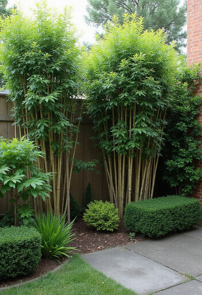 12 Backyard Separation Ideas for Privacy and Defined Spaces 1 12 Backyard Separation Ideas for Privacy and Defined Spaces - 1. Lush Greenery Privacy Screens