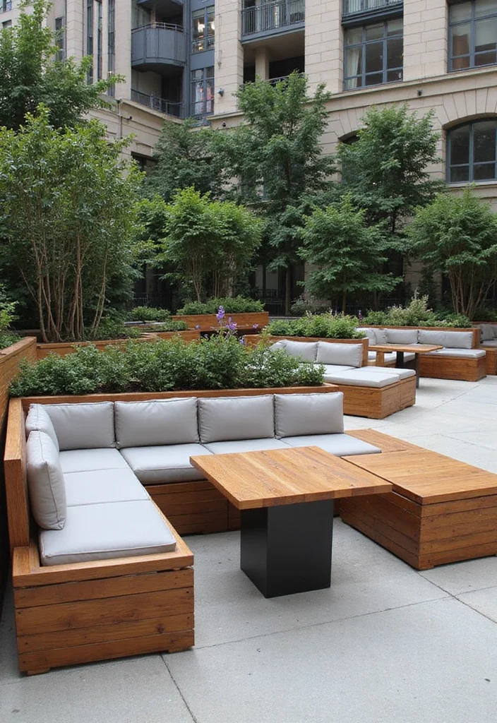 12 Backyard Separation Ideas for Privacy and Defined Spaces 122 12 Backyard Separation Ideas for Privacy and Defined Spaces - 12. Multi-Functional Outdoor Furniture