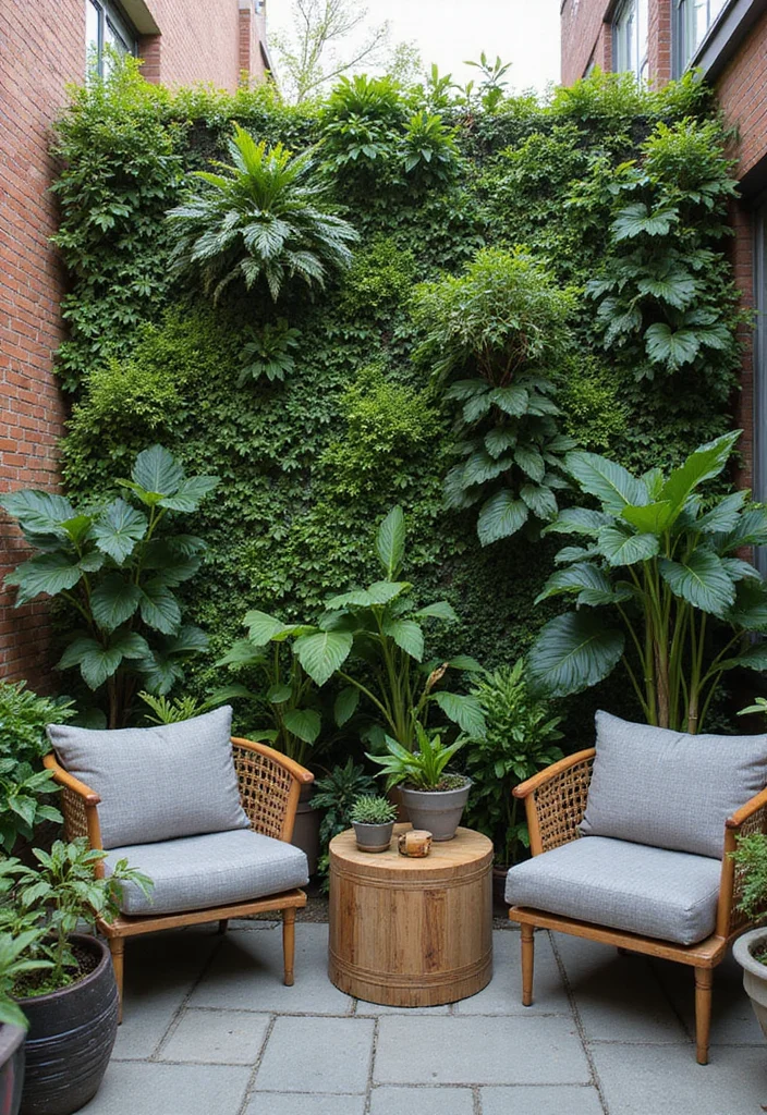 12 Backyard Separation Ideas for Privacy and Defined Spaces 45 12 Backyard Separation Ideas for Privacy and Defined Spaces - 5. Vertical Gardens as Dividers