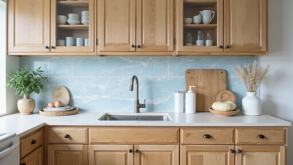 12 Coastal Kitchen Backsplash Ideas for Breezy Natural Texture