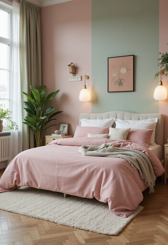 12 Dusty Rose Bedroom Ideas for Soft Romantic Tones - 3. Soft Color Palettes
