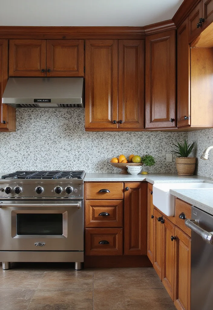 12 Eclectic Kitchen Ideas for Creative Mixed Style - 1. Vintage Charm Meets Modern Sleek