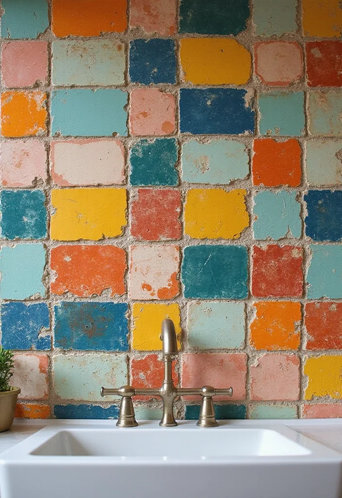 12 Eclectic Kitchen Ideas for Creative Mixed Style - 2. A Colorful Mosaic of Tiles