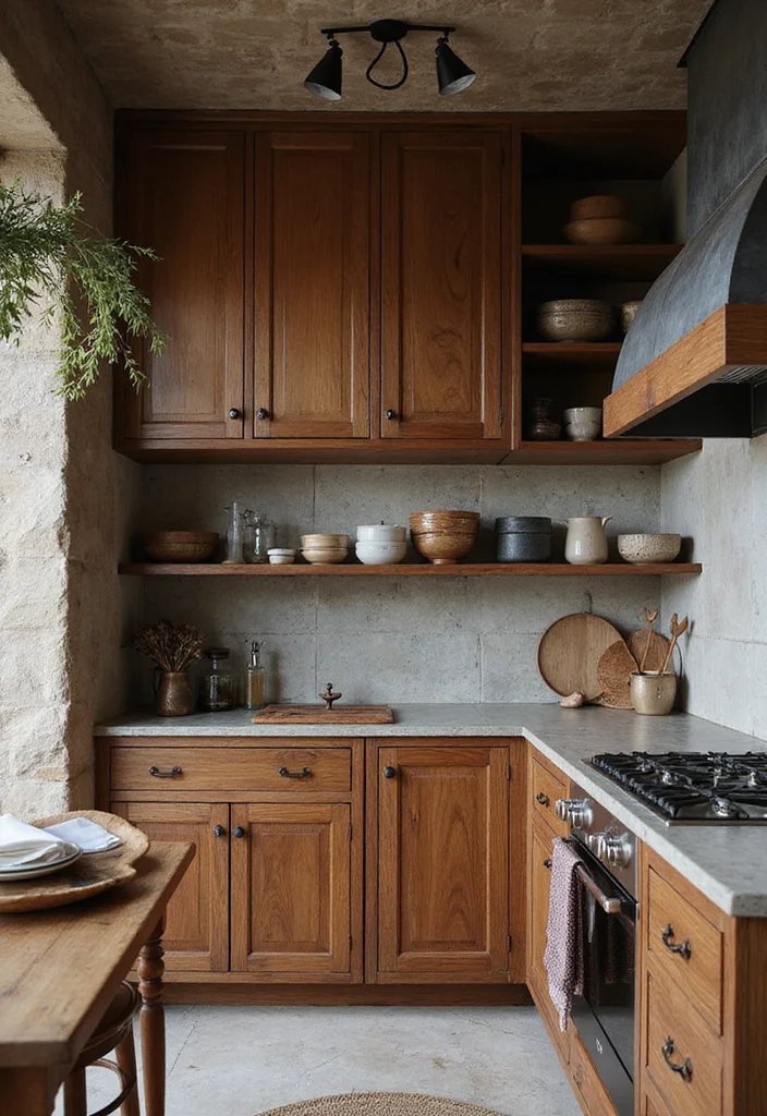 12 Eclectic Kitchen Ideas for Creative Mixed Style - 7. Mix and Match Textures
