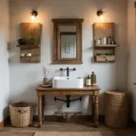 12 Farmhouse Half Bathroom Ideas for Cozy Country Charm