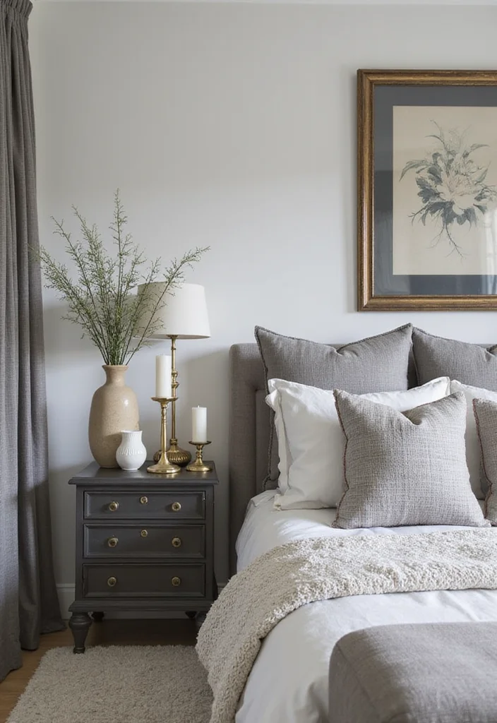 12 Gray and Gold Bedroom Ideas for Elegant Modern Contrast 78 12 Gray and Gold Bedroom Ideas for Elegant Modern Contrast - 8. Incorporating Gray and Gold Accessories