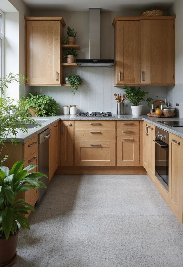 12 Grey Kitchen Flooring Ideas for Clean Modern Balance 56 12 Grey Kitchen Flooring Ideas for Clean Modern Balance - 6. Eco-Friendly Cork Flooring