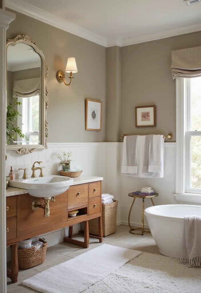 12 His and Her Bathroom Ideas for Balanced Functional Design - 6. Harmonious Color Schemes