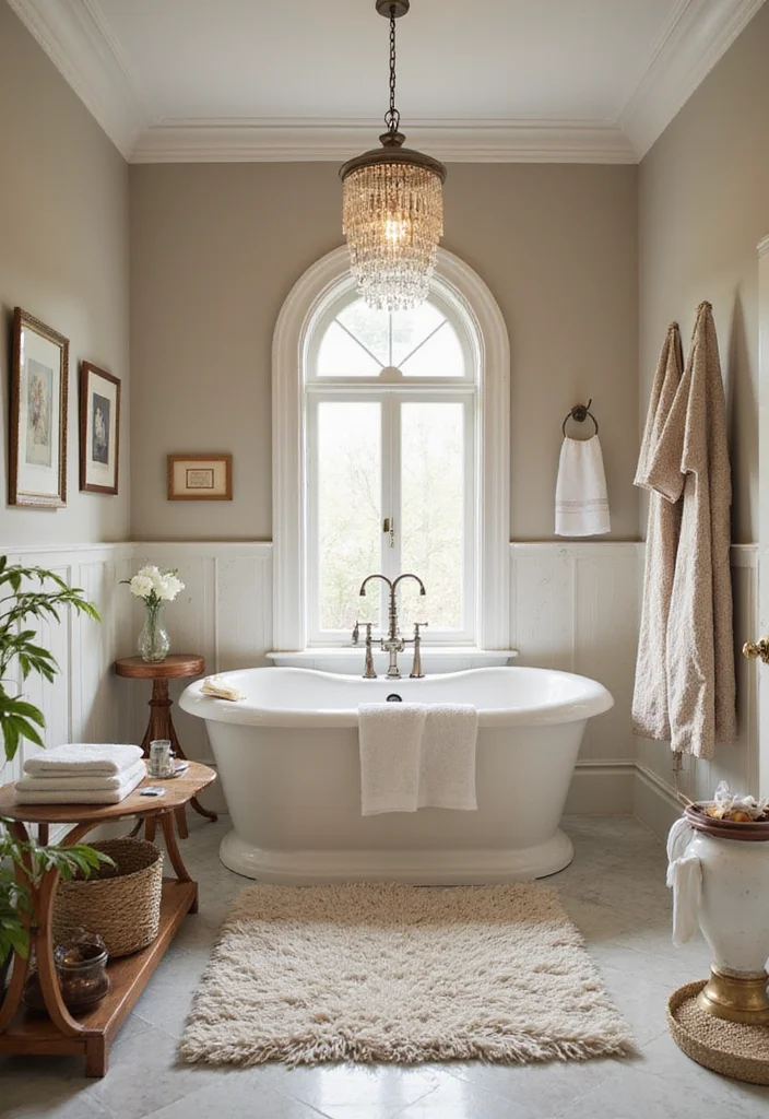 12 His and Her Bathroom Ideas for Balanced Functional Design - 7. Elegant Textiles and Accessories