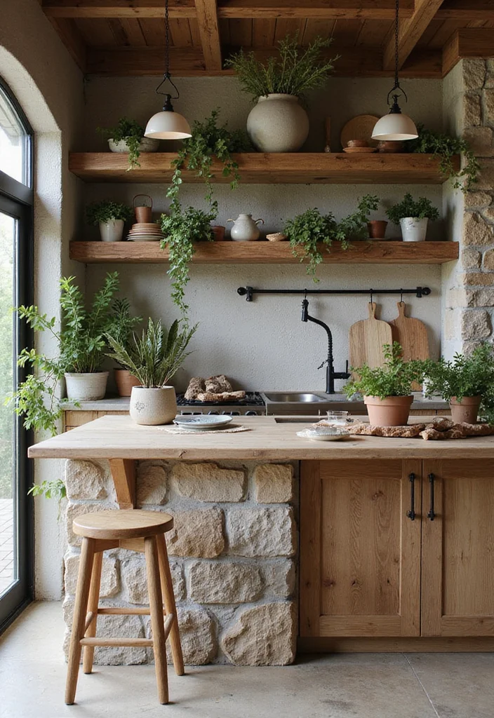 12 Home Decor Ideas for Your Kitchen's Easy Everyday Style - 5. Nature-Inspired Decor