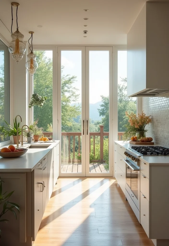 12 Home Kitchen Ideas for Practical Functional Living - 5. Natural Lighting and Open Spaces