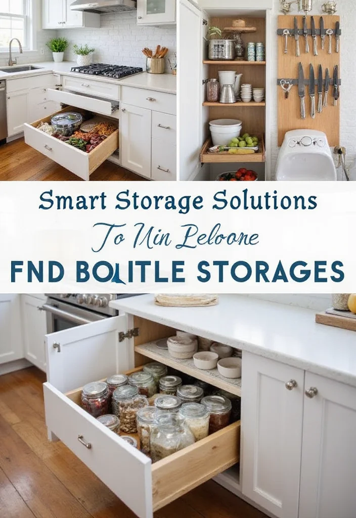 12 Home Kitchen Ideas for Practical Functional Living - 6. Smart Storage Solutions