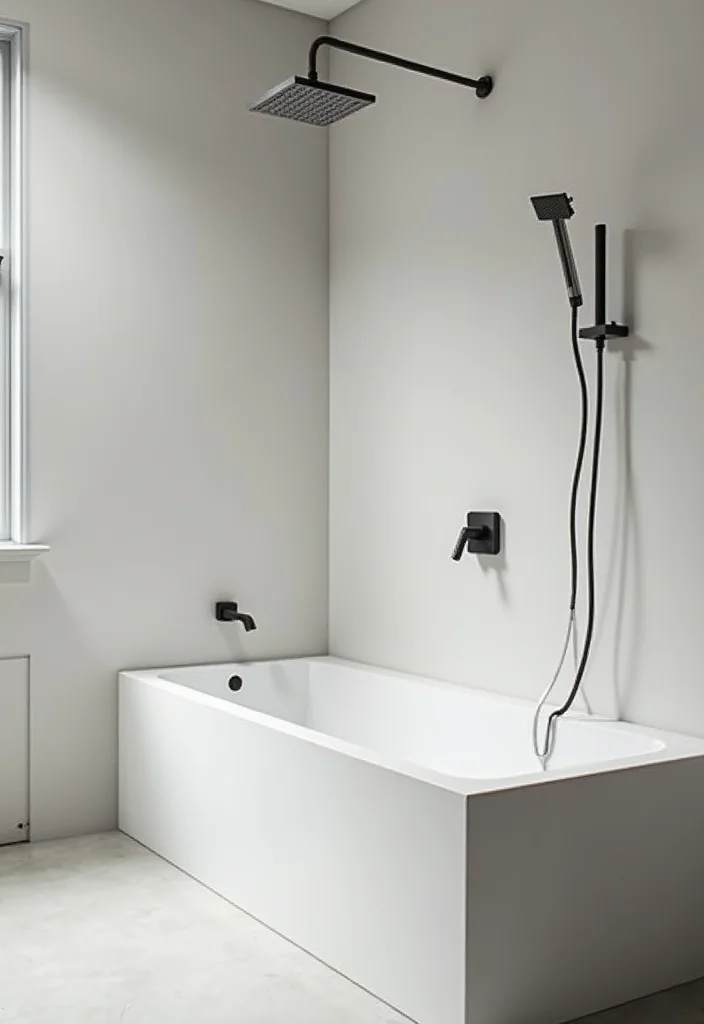 12 Japandi Bathroom Ideas for Calm Minimal Serenity 23 12 Japandi Bathroom Ideas for Calm Minimal Serenity - 3. Minimalist Fixtures