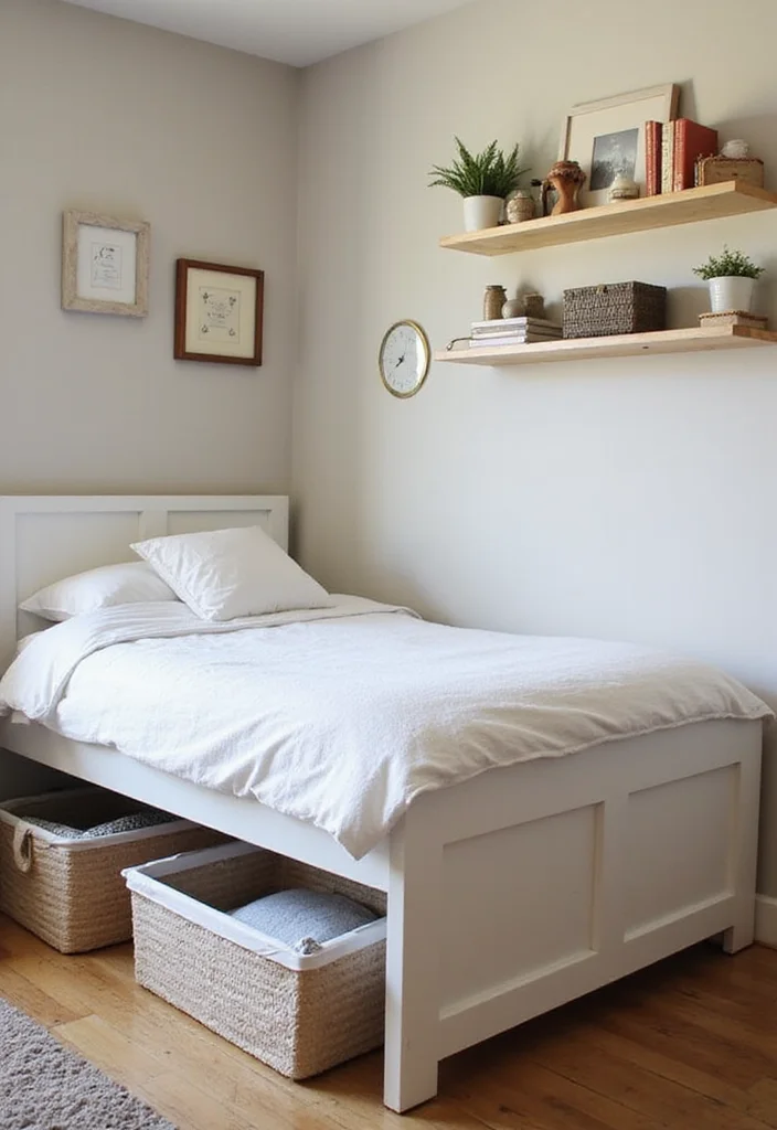 12 Korean Bedroom Ideas for Minimal Cozy Aesthetics - 5. Smart Storage Solutions