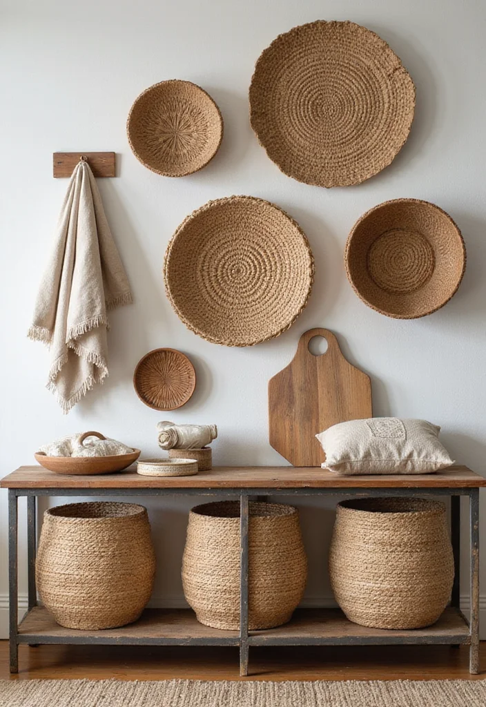 12 Living Room Sideboard Decor Ideas for Stylish Storage Displays - 1. Layered Textures