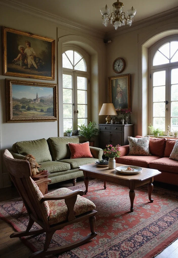 12 Living Room Spring Decor Ideas for Light Airy Refresh - 3. Repurpose Vintage Finds