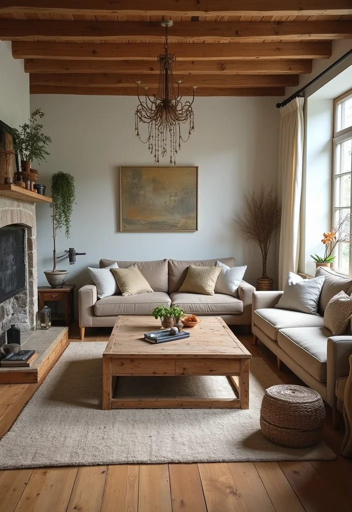 12 Living Room Spring Decor Ideas for Light Airy Refresh - 5. Natural Wood Accents