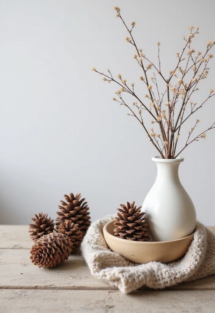 12 Living Room Winter Decor Ideas for Warm Seasonal Comfort - 6. Decorate with Seasonal Accents