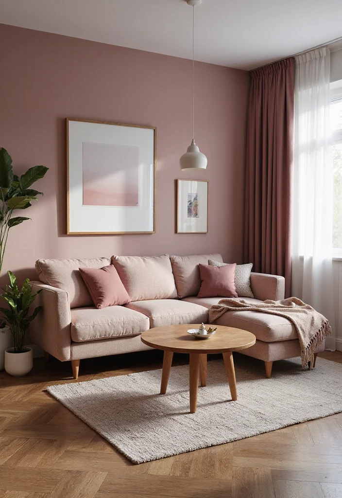 12 Mauve Living Room Ideas for Soft Modern Warmth - 6. Multi-functional Spaces