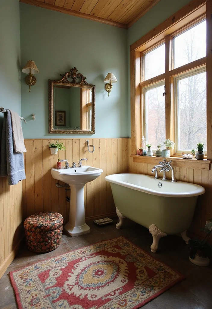 12 Retro Bathroom Ideas for Playful Vintage Character - 11. Nostalgic Home Accents