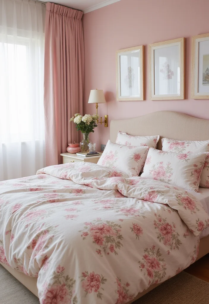 12 Romantic Vintage Bedroom Ideas for Timeless Elegant Charm 1 12 Romantic Vintage Bedroom Ideas for Timeless Elegant Charm - 1. Soft Pastel Palette