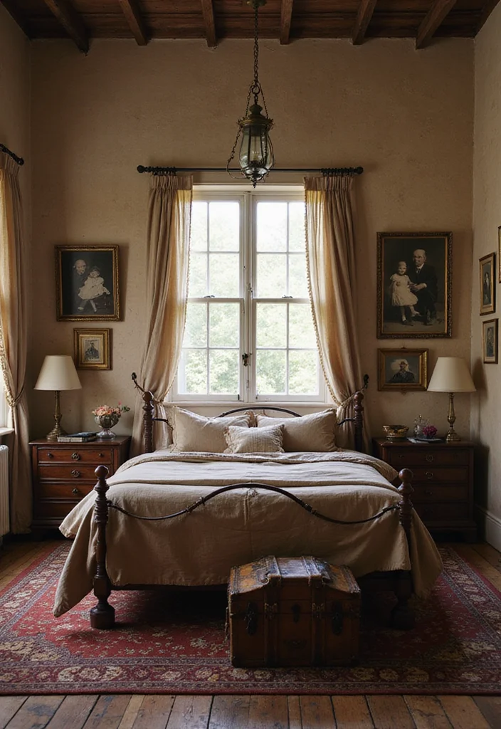 12 Romantic Vintage Bedroom Ideas for Timeless Elegant Charm 111 12 Romantic Vintage Bedroom Ideas for Timeless Elegant Charm - 11. Personal Touches