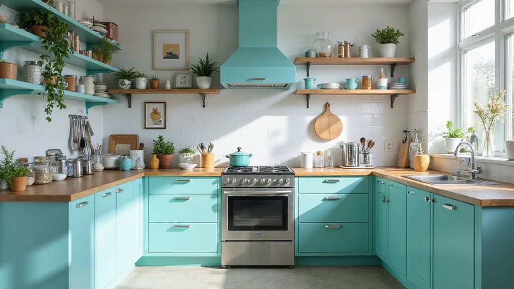 12 Teal Kitchen Ideas for Fresh Bold Color